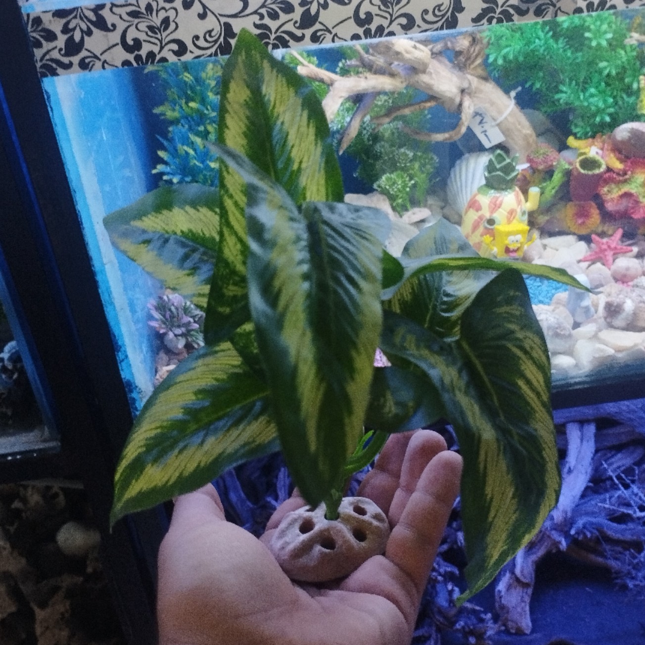 گیاه مصنوعی مدل پارچه ای کد 3