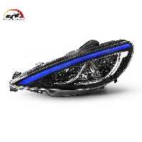 چراغ جلو پژو 206 کوپر آبی