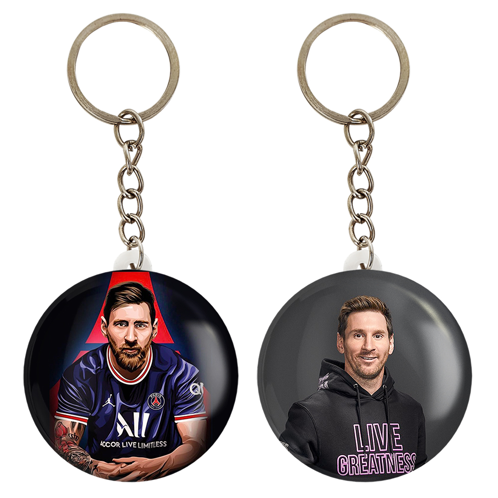 جاکلیدی خندالو مدل لیونل مسی کد 1396113963 مجموعه 2 عددی