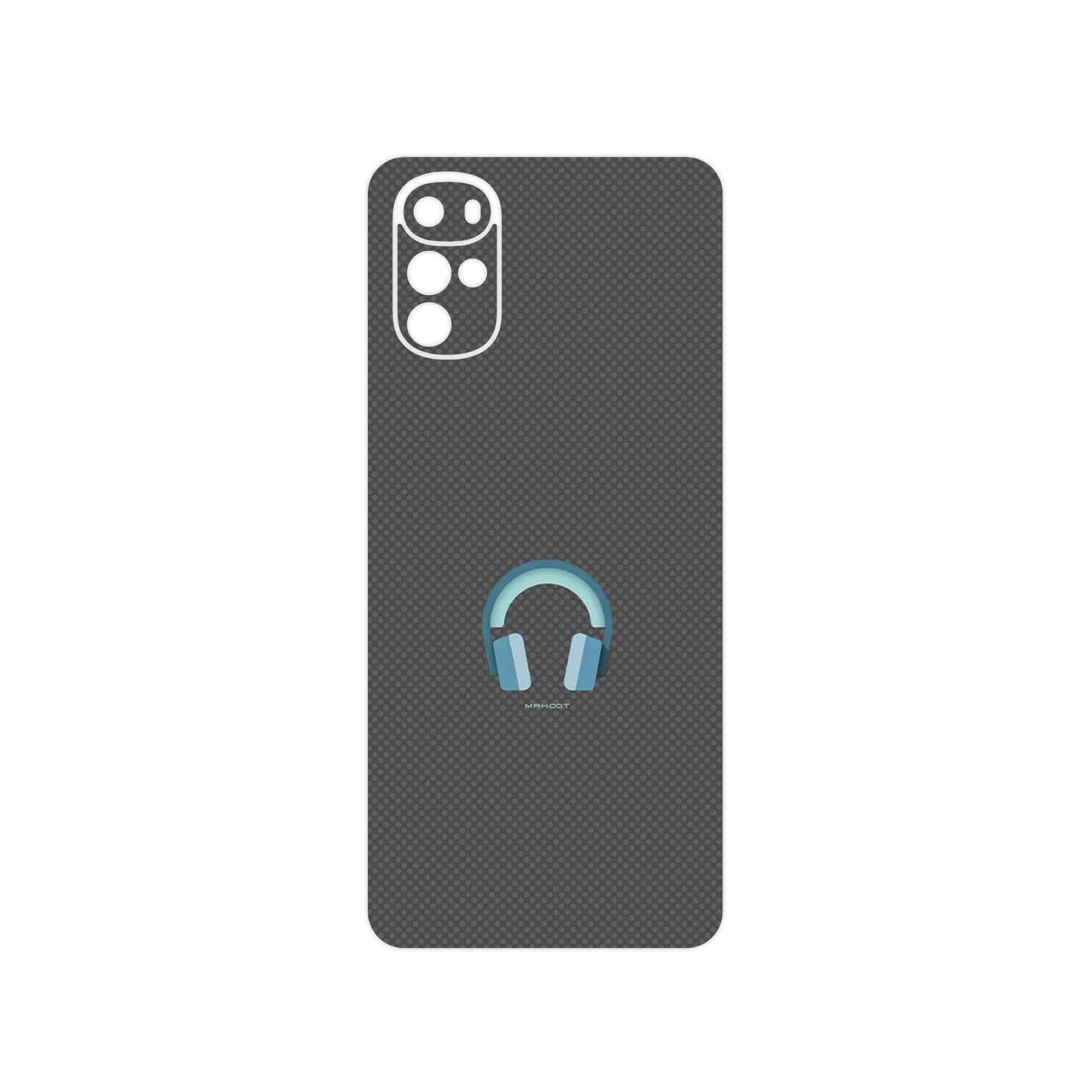 برچسب پوششی ماهوت مدل Minimal Headphone Icon مناسب برای گوشی موبایل موتورولا Moto G22