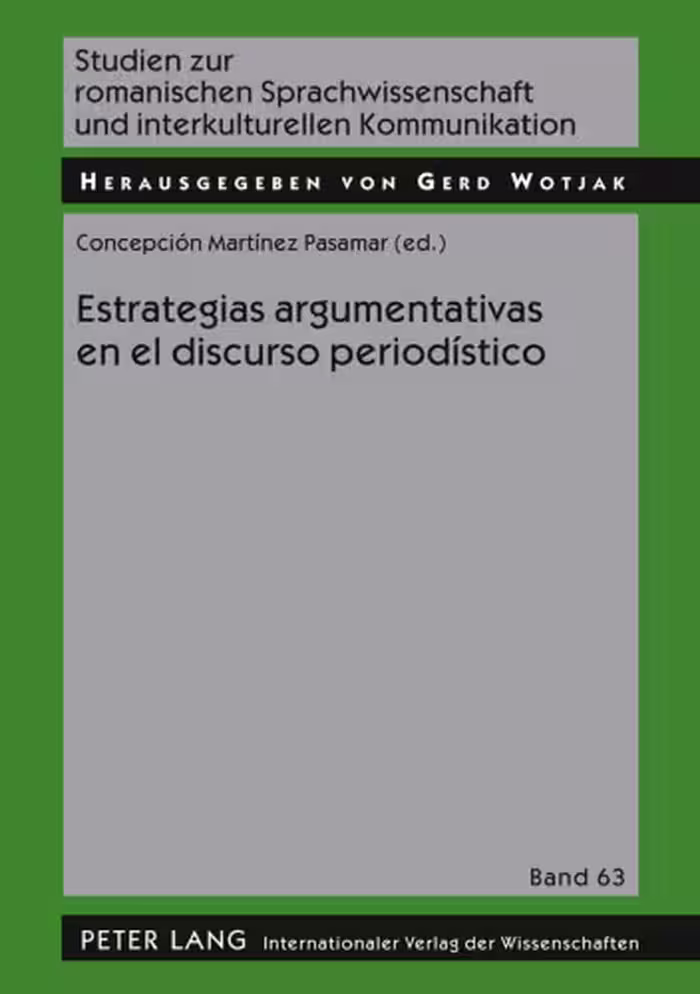 خرید و دانلود نسخه کامل کتاب Estrategias argumentativas en el discurso periodístico