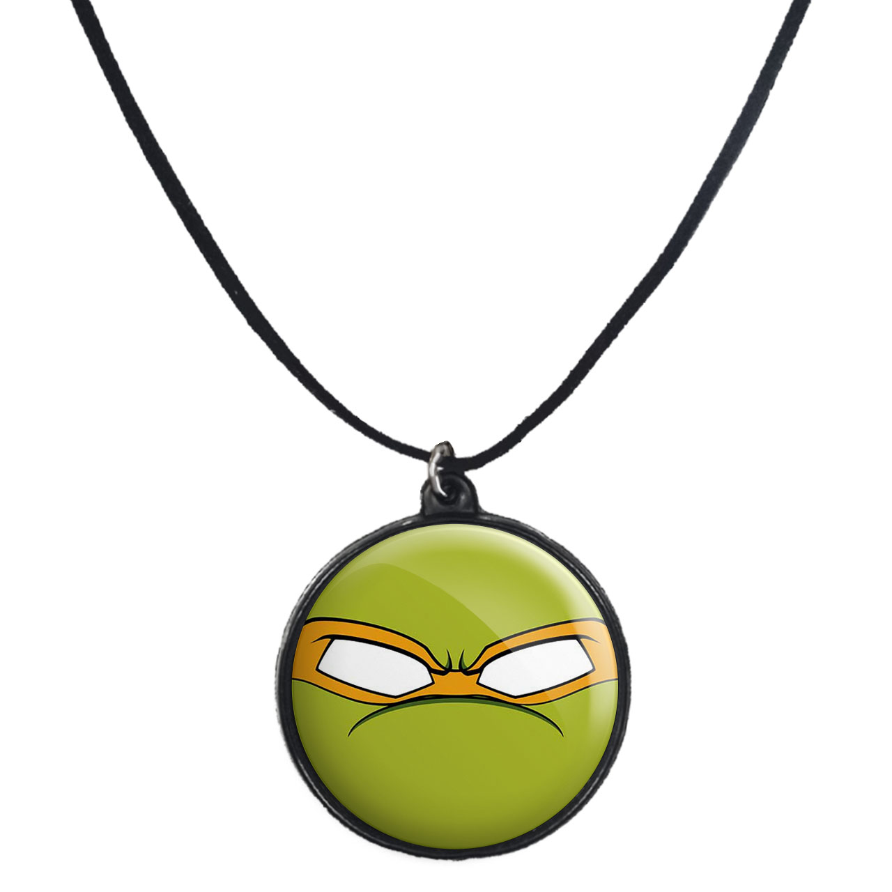 گردنبند پرمانه طرح لاکپشت‌های نینجا کد pmb.9928 مدل دو طرفه