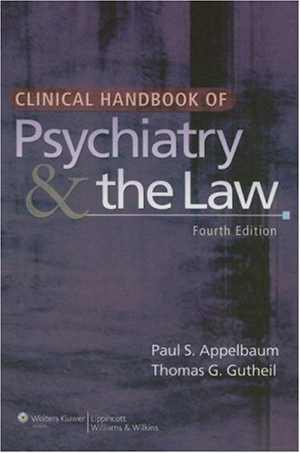 [PDF] دانلود کتاب Clinical Handbook Of Psychiatry &amp; The Law, 4th ed, 2007