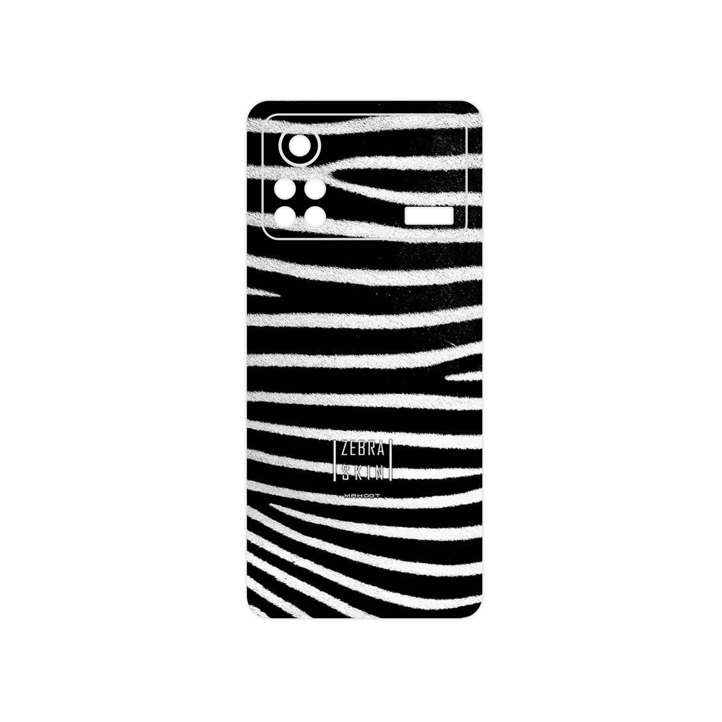 برچسب پوششی ماهوت مدل Zebra Skin مناسب برای گوشی موبایل شیائومی Poco X4 Pro 5G
