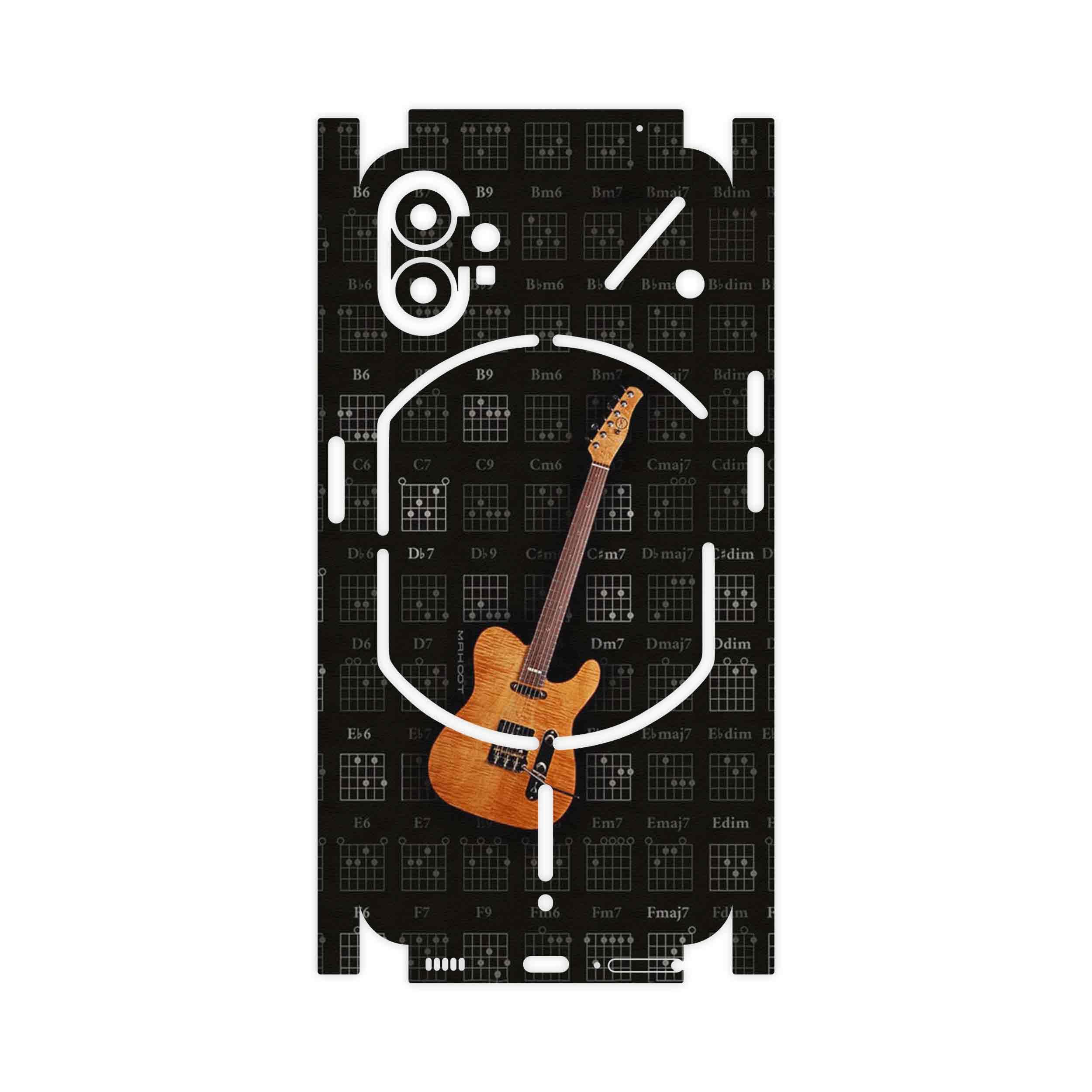 برچسب پوششی ماهوت مدل Guitar_Instrument-FullSkin مناسب برای گوشی موبایل ناتینگ Phone 1