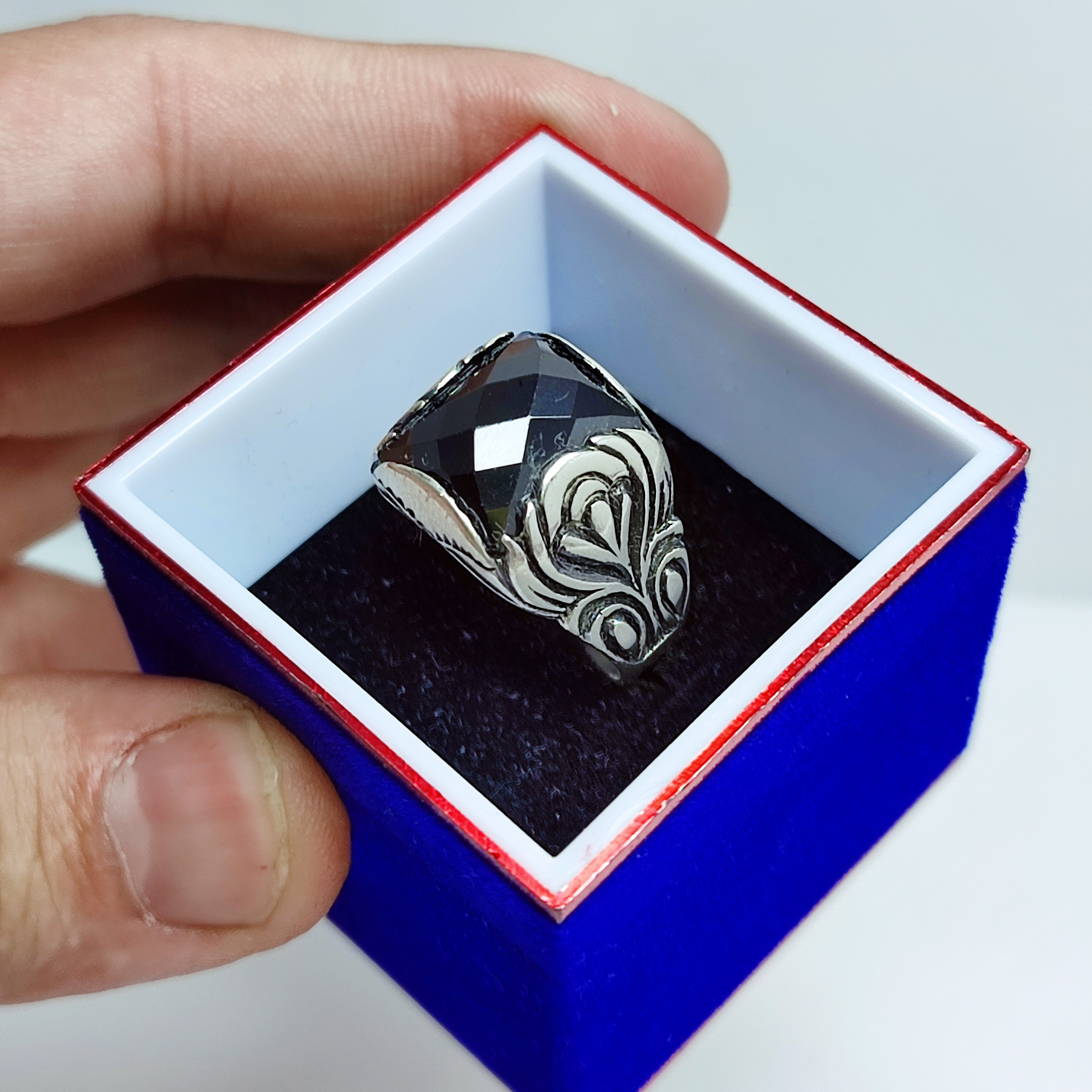 انگشتر نقره مردانه    