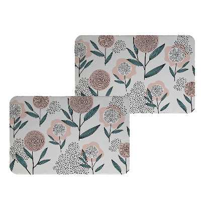 زیربشقابی طرح گل کد 8126 مجموعه 2عددی 