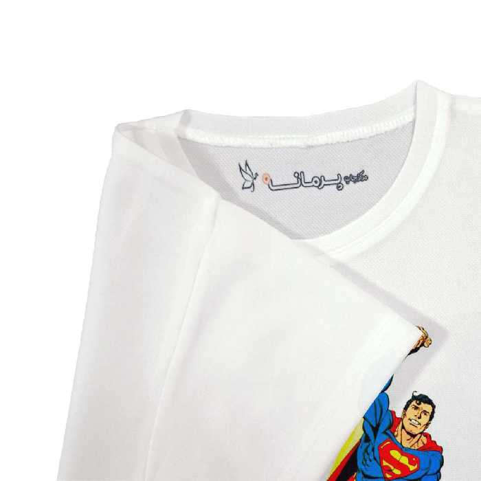 تی شرت بچگانه پرمانه طرح superman کد pmt.2860