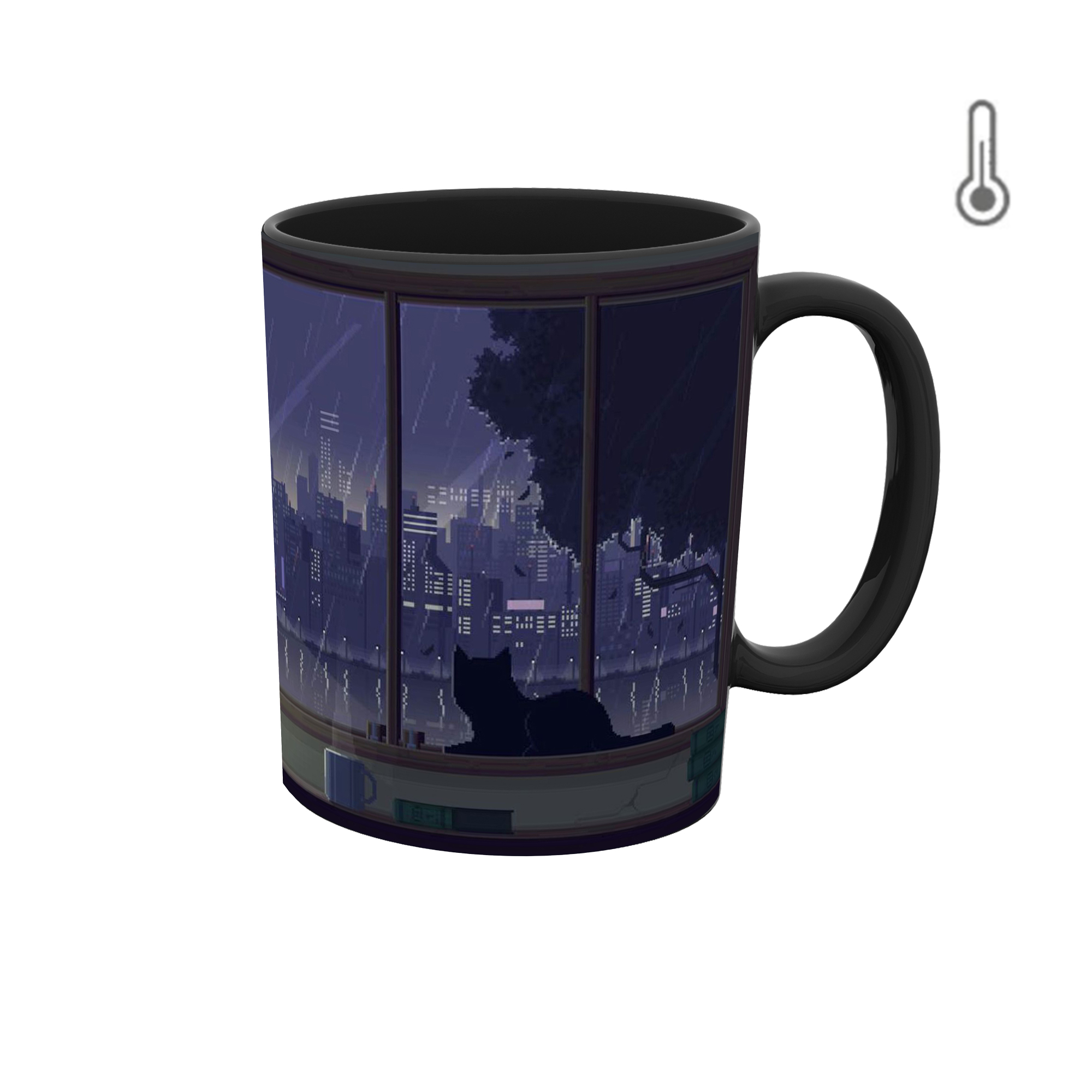 ماگ حرارتی طرح گربه انیمه 