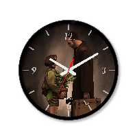 ساعت دیواری کوچک راویتا طرح لئون ماتیلدا کد 3594