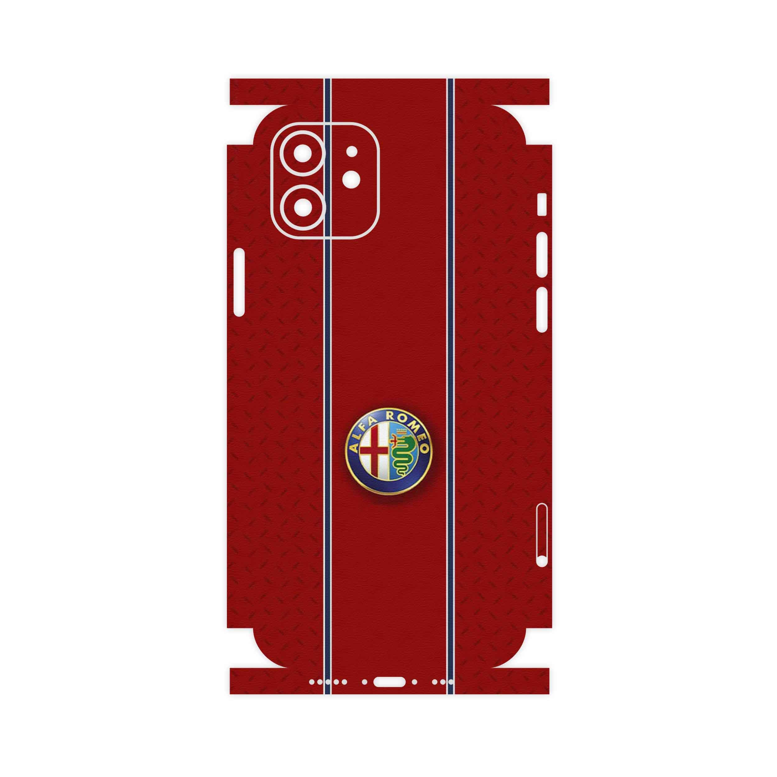 برچسب پوششی ماهوت مدل Alfa Romeo-FullSkin مناسب برای گوشی موبایل اپل iPhone 12