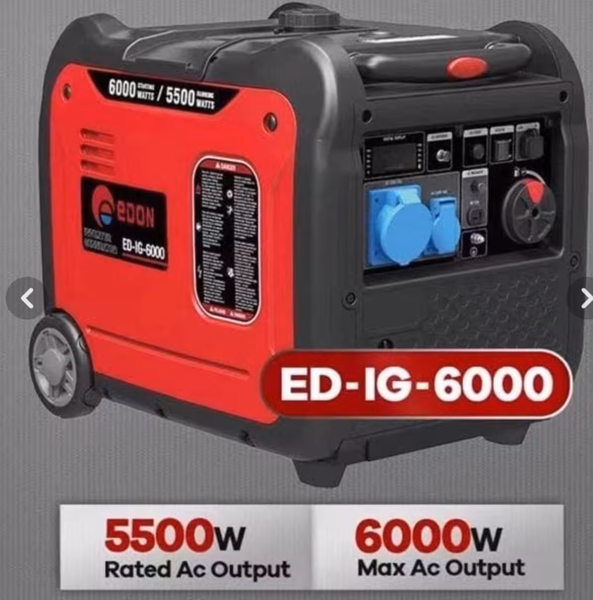 موتور برق سوپر سایلنت حرفه ای ادون مدل ED-IG-6000