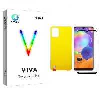 محافظ صفحه نمایش جانبو مدل FUL مناسب برای گوشی موبایل Galaxy A31 به همراه محافظ پشت گوشی | کالا برتری
