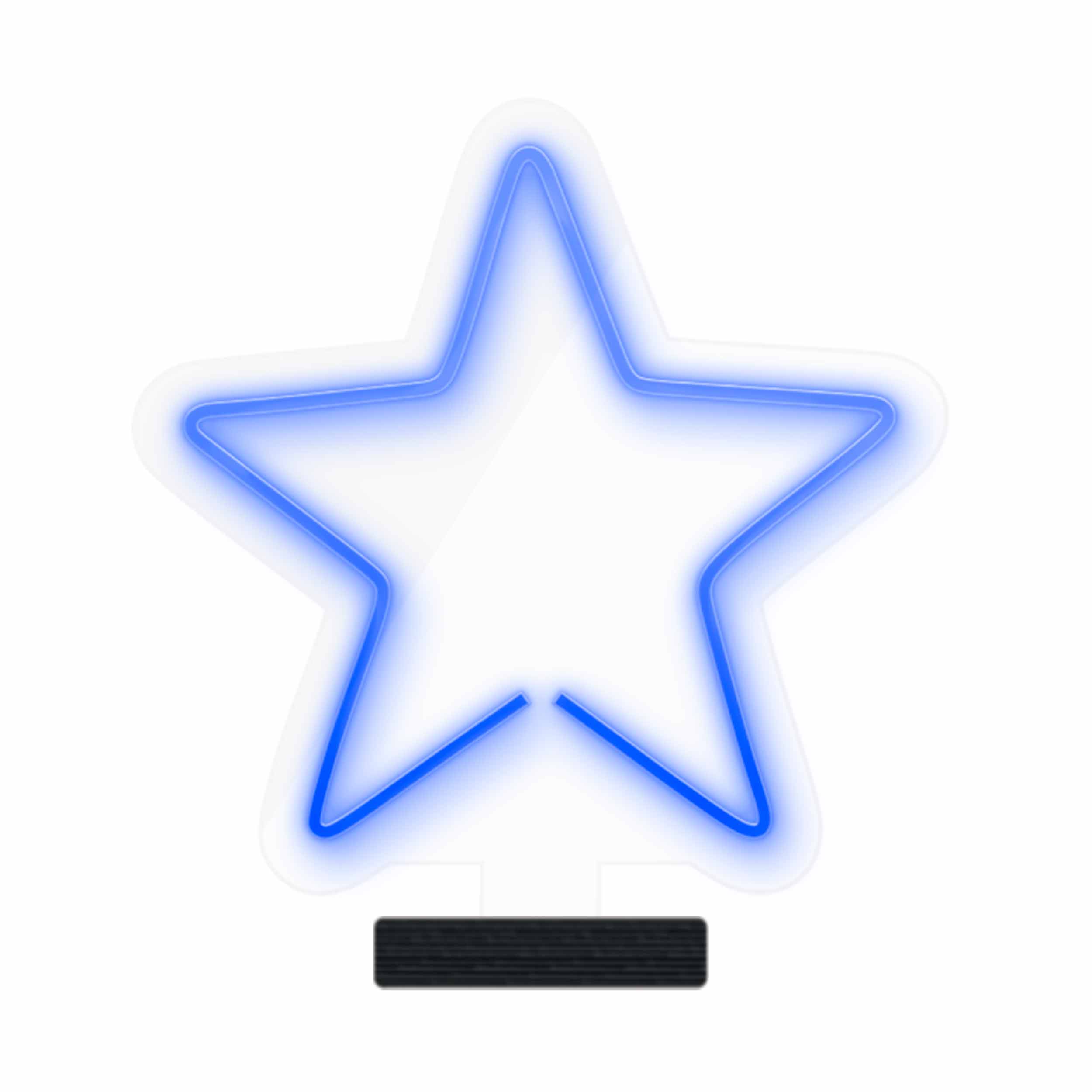 چراغ رومیزی ریموت دار مدل STARS-GL_BL-GLASS