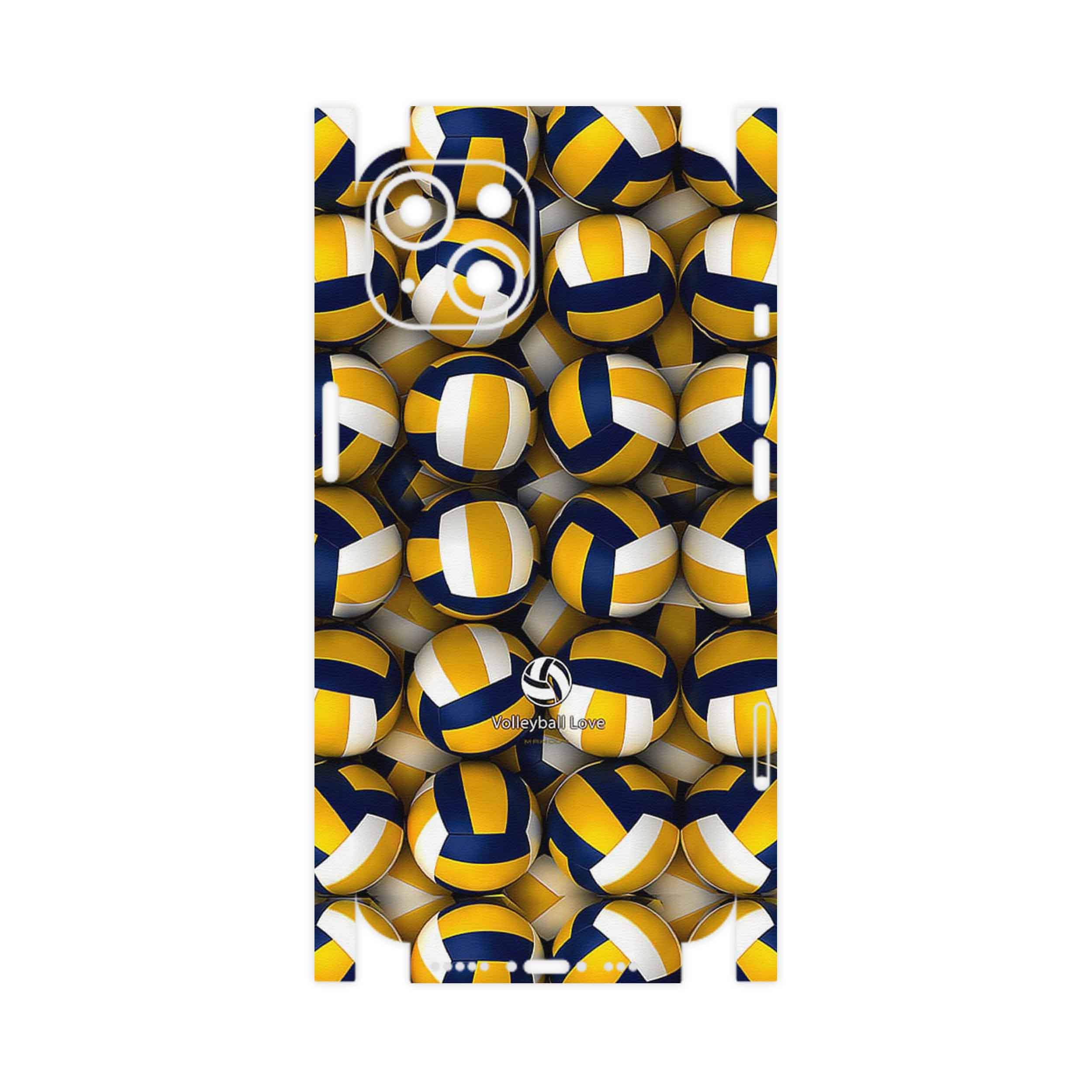 برچسب پوششی ماهوت مدل Volleyball-FullSkin مناسب برای گوشی موبایل اپل iPhone 13