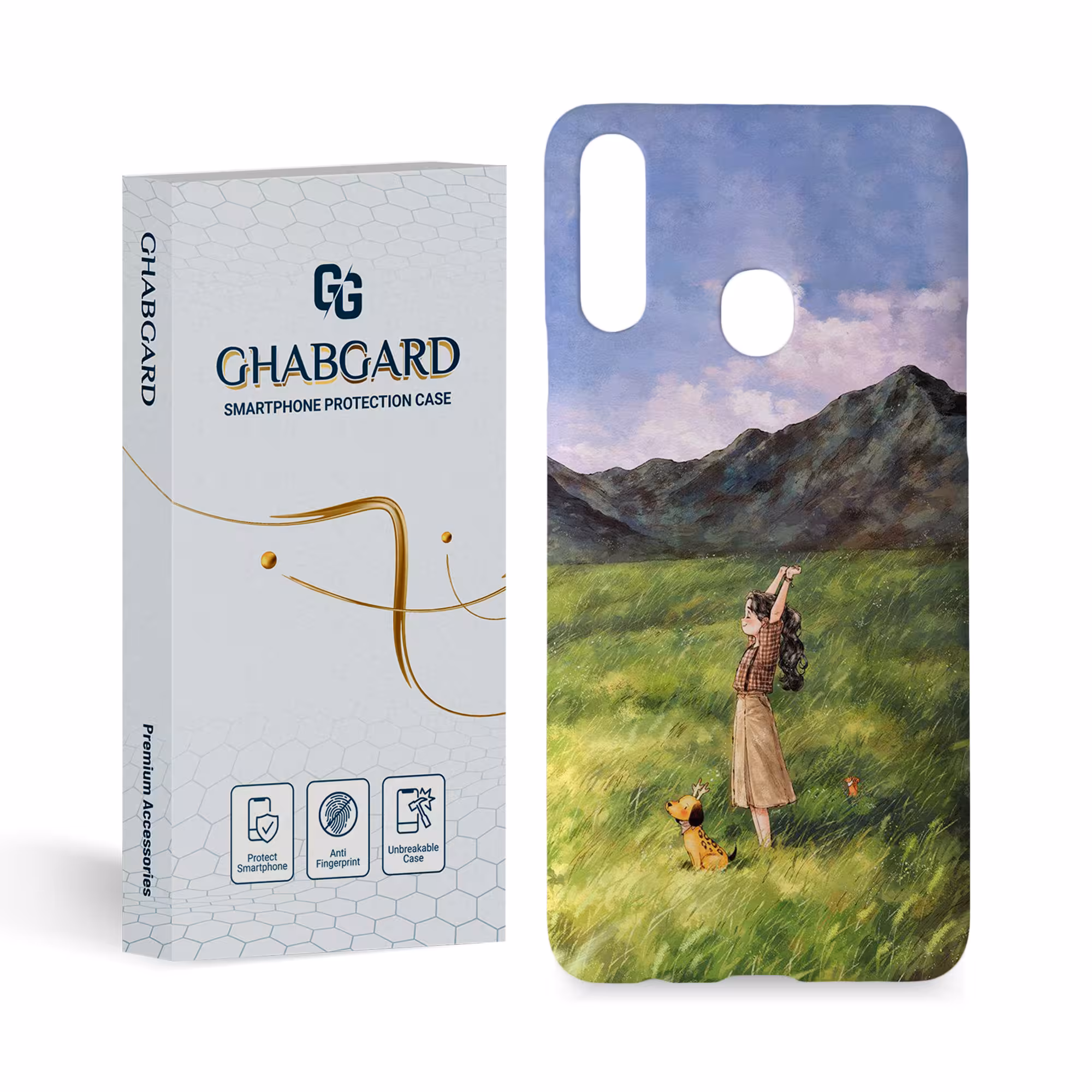 کاور قاب گارد مدل دخترانه  مناسب برای گوشی موبایل سامسونگ  galaxy a20s