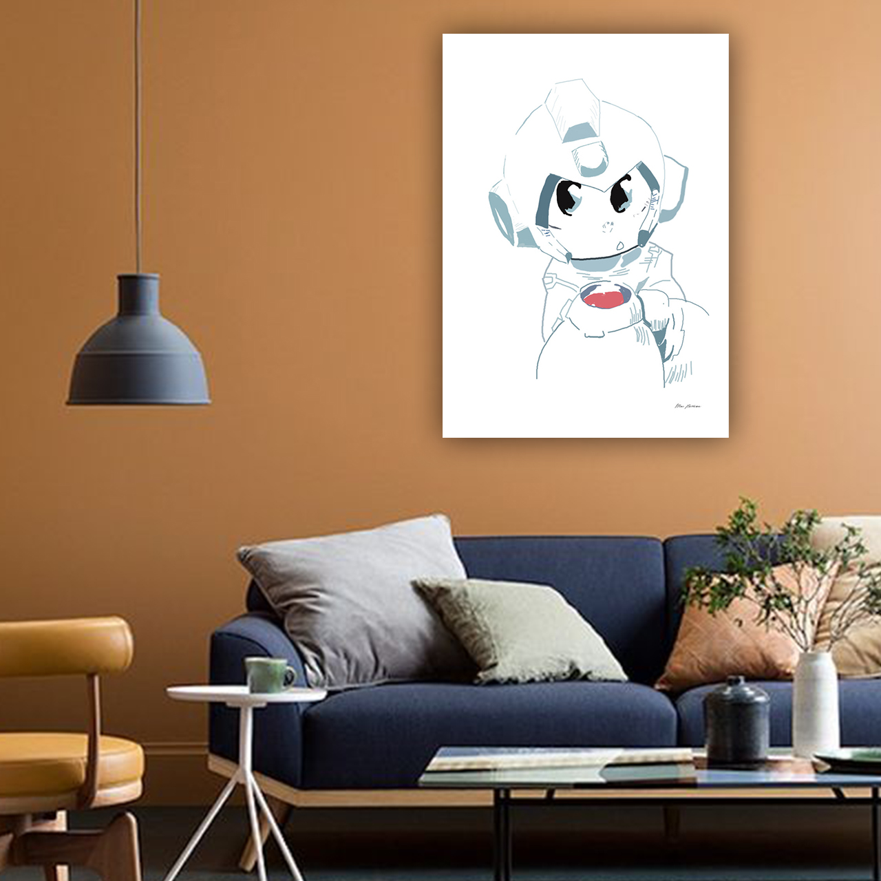 تابلو شاسی طرح Megaman کد 128