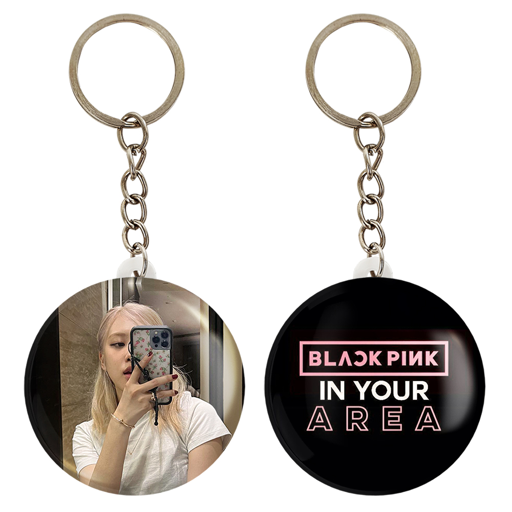 جاکلیدی خندالو مدل رزی گروه بلک پینک BLACKPINK کد 1670916712 مجموعه 2 عددی