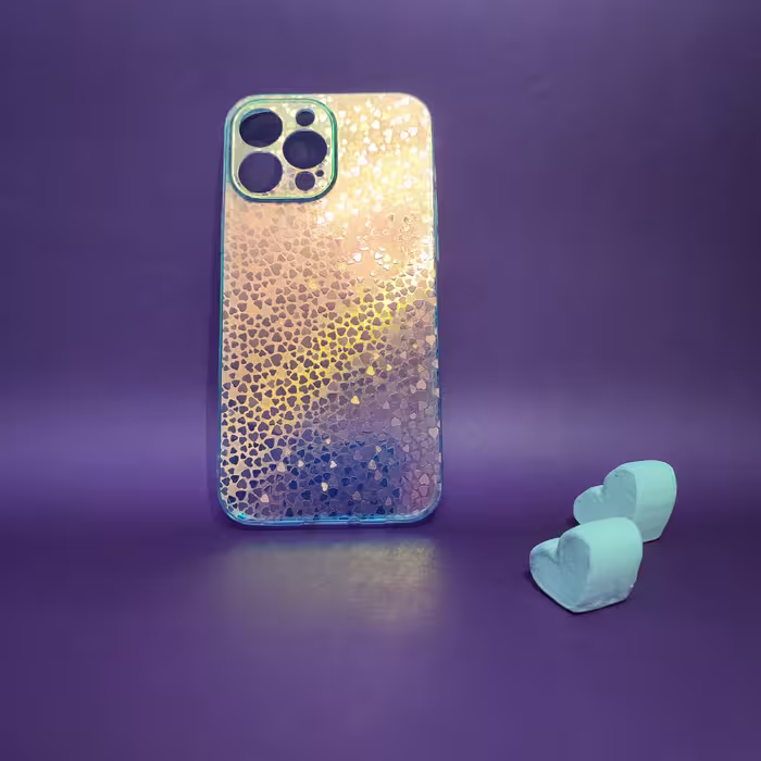کاور مدل هولوگرامی قلبی مناسب برای گوشی موبایل اپل iPhone 11 Pro Max