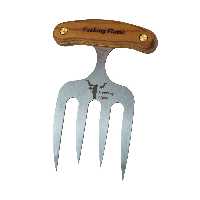 چنگال سرو  مشتی خم  استیل برند کوکینگ فلیم