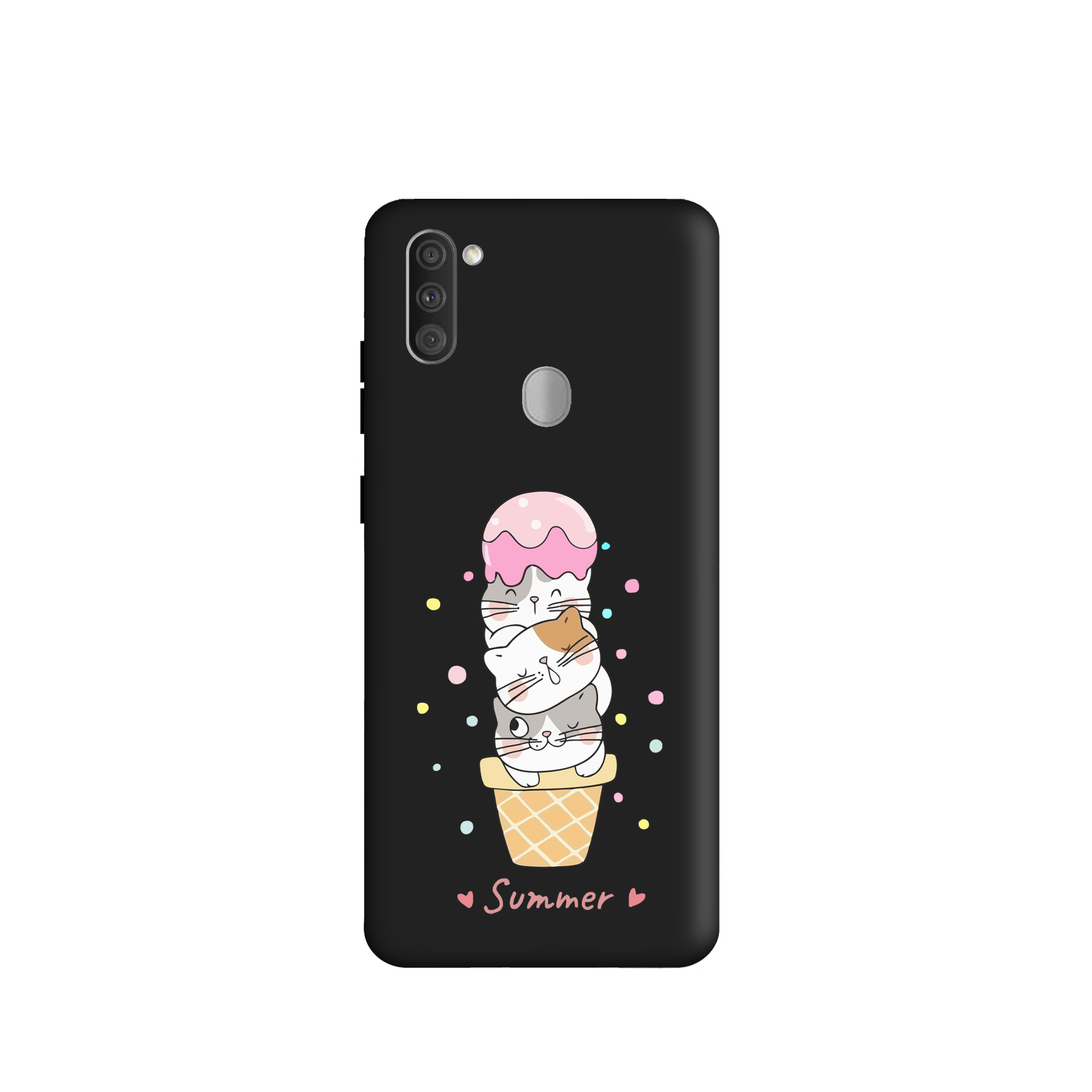 کاور طرح بستنی گربه ای کد s056 مناسب برای گوشی موبایل سامسونگ Galaxy  A11 / M11 