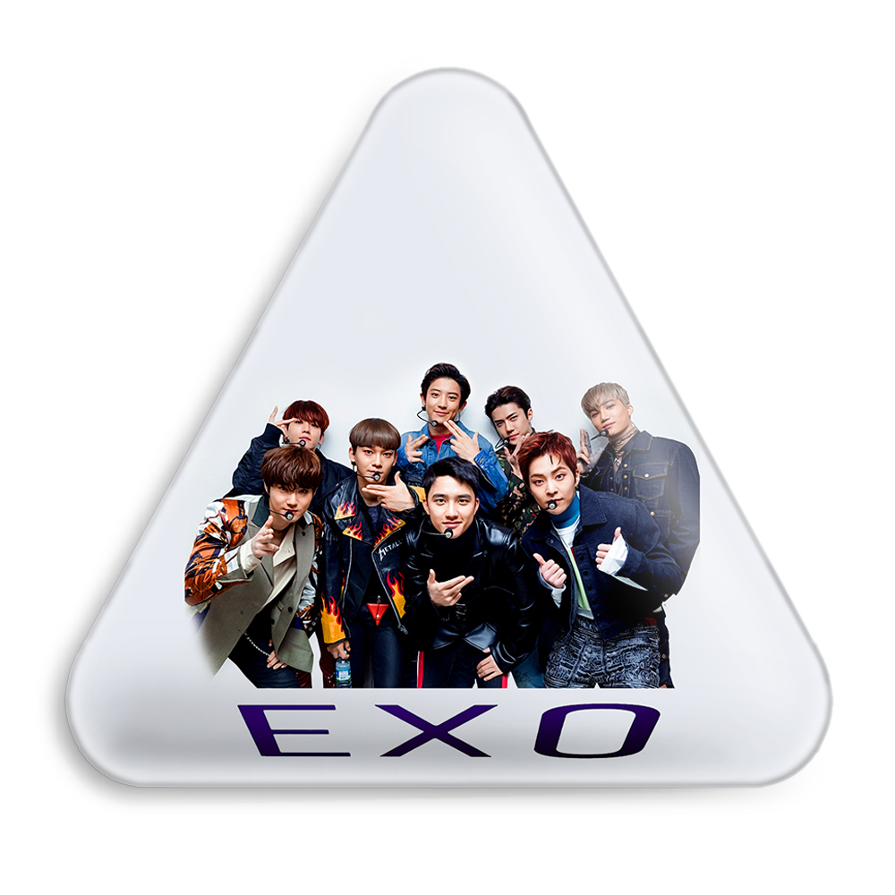 پیکسل خندالو طرح گروه موسیقی اکسو EXO مدل مثلثی کد 2834