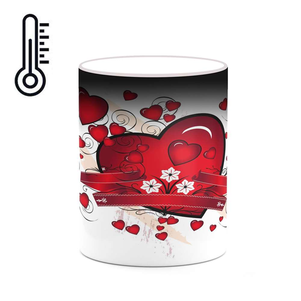 ماگ حرارتی کاکتی طرح Love مدل mgh20696