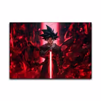 تابلو شاسی گوفی مدل گوکو انیمه دراگون بال طرح Goku Dragon Ball Anime کد RED54 | دنیای قاب