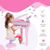 اسباب بازی موزیکال مدل پیانو پایه دار و میکروفون کد 88022