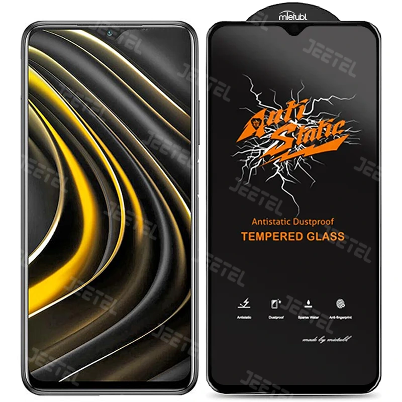 محافظ صفحه نمایش گوشی Xiaomi Poco M3 آنتی استاتیک اورجینال (Mietubl)