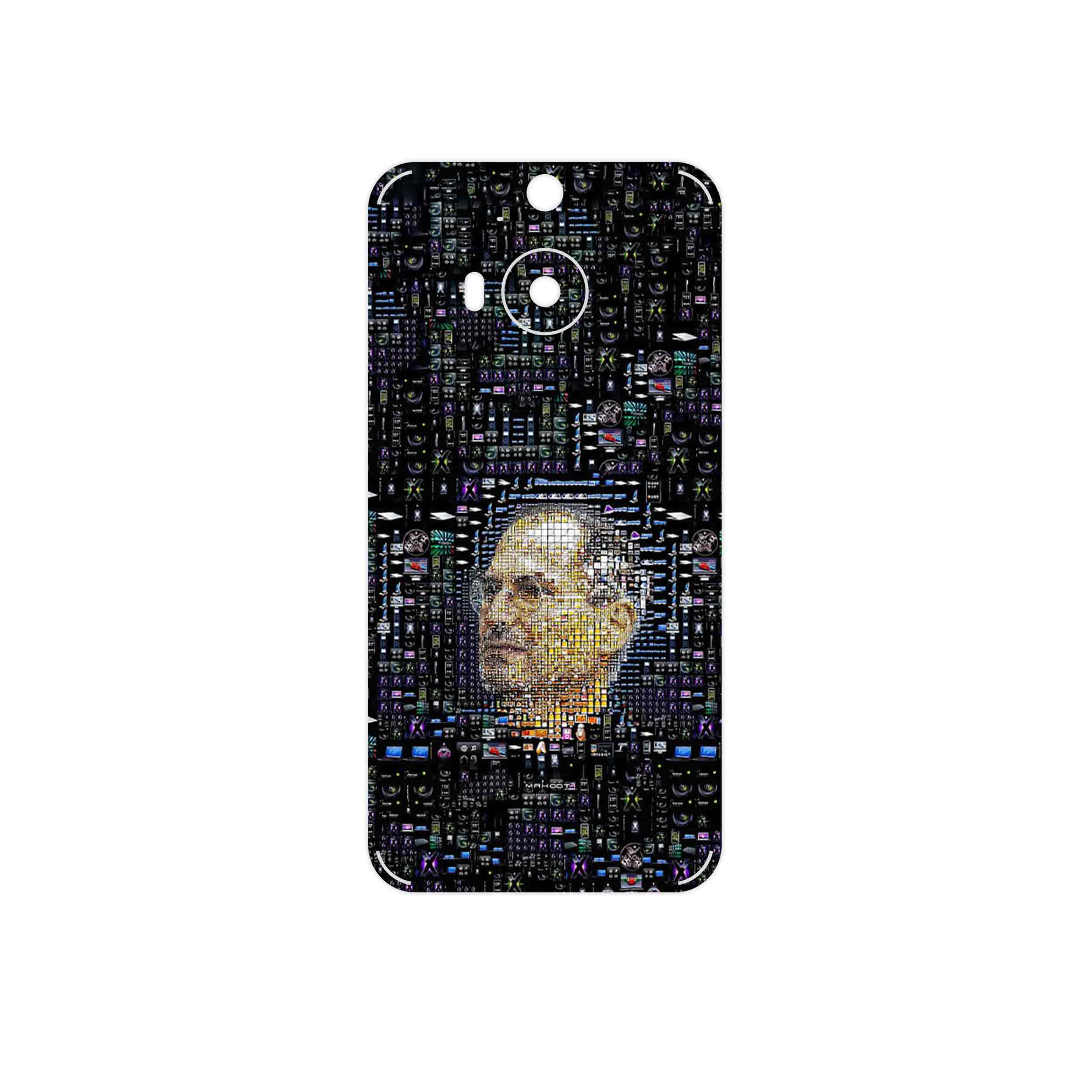 برچسب پوششی ماهوت مدل 2 Collage of Steve Jobs مناسب برای گوشی موبایل اچ تی سی One M9