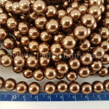 مروارید 10 قهوه ای