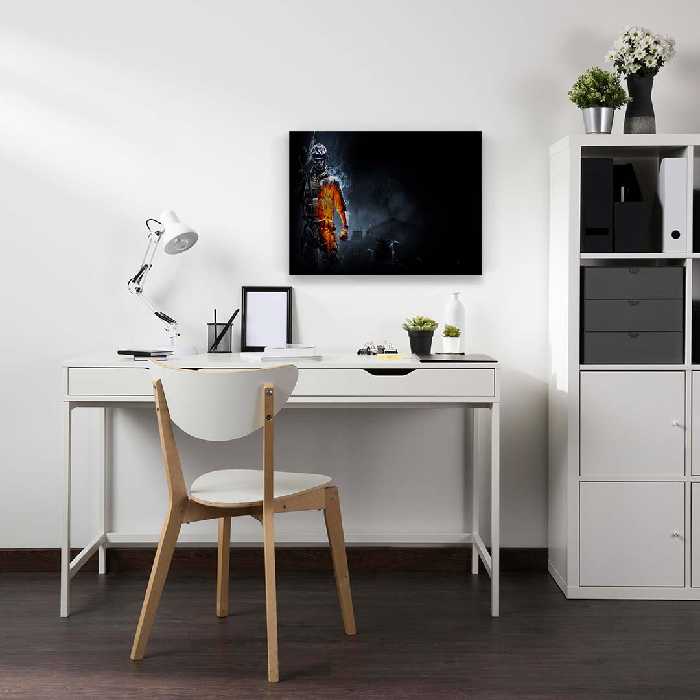 تابلو شاسی مدل battle fire black rose کد S-11012