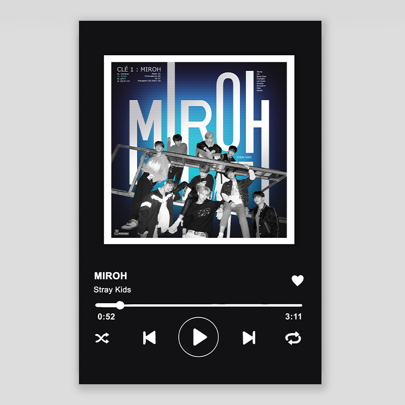 تابلو شاسی بکلیت مدل SH-314 طرح گروه استری کیدز Stray kids