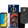 برچسب پوششی اینفینیتی مدل PRO MAX مناسب برای گوشی موبایل سامسونگ GALAXY J6 به همراه محافظ صفحه نمایش