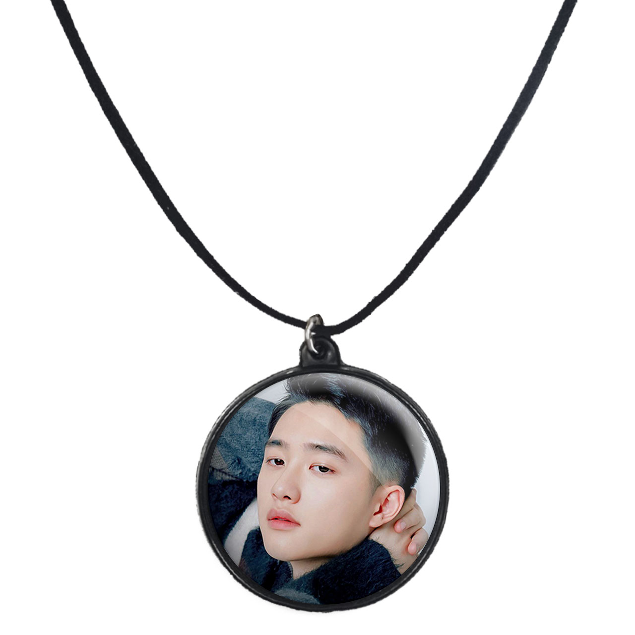 گردنبند پرمانه طرح exo کد pmb.13954 مدل دو طرفه