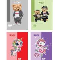 دفتر 100 برگ فنر تک جلدپرسی فانتزی کد 113 شفیعی