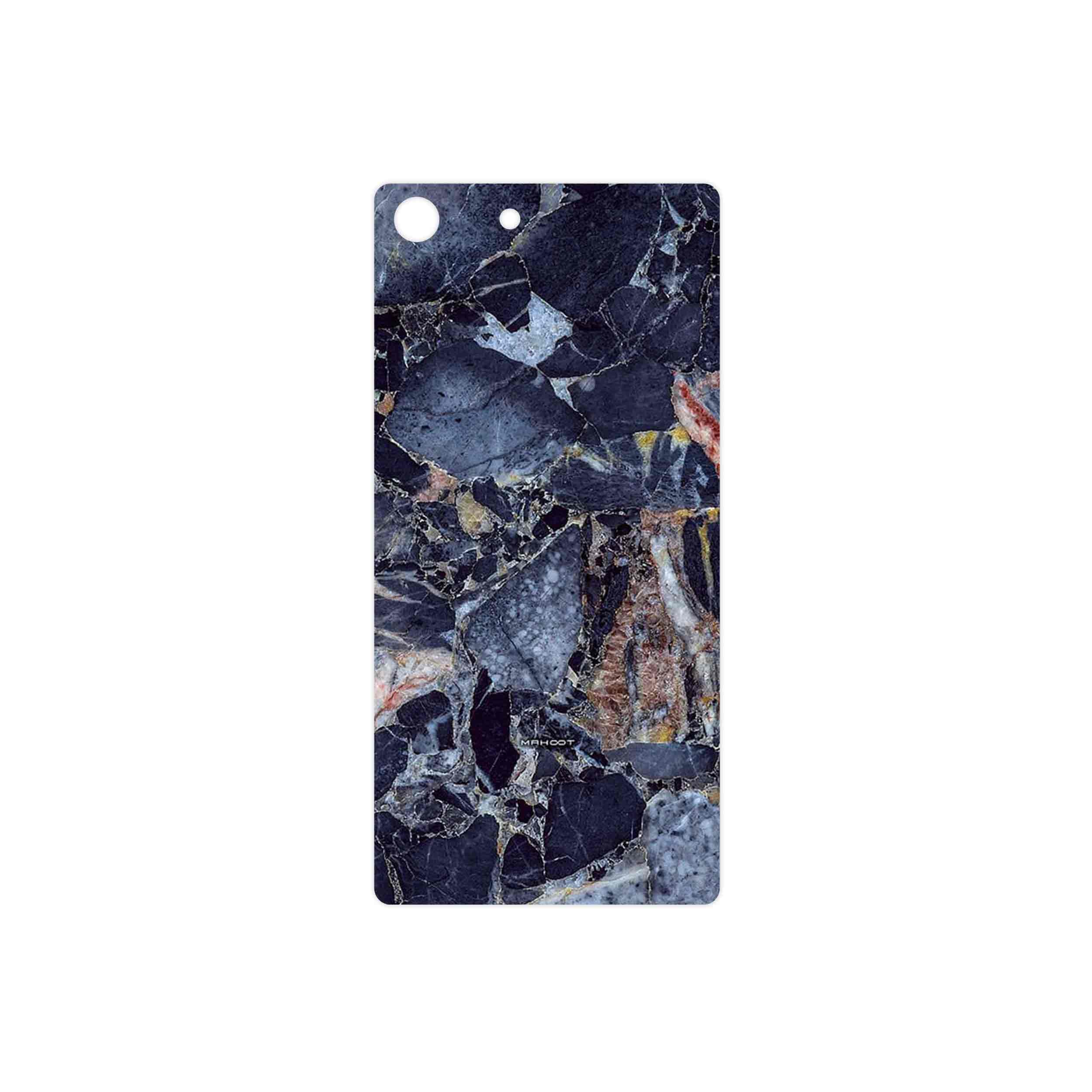 برچسب پوششی ماهوت مدل Broken black marble مناسب برای گوشی موبایل سونی Xperia M5