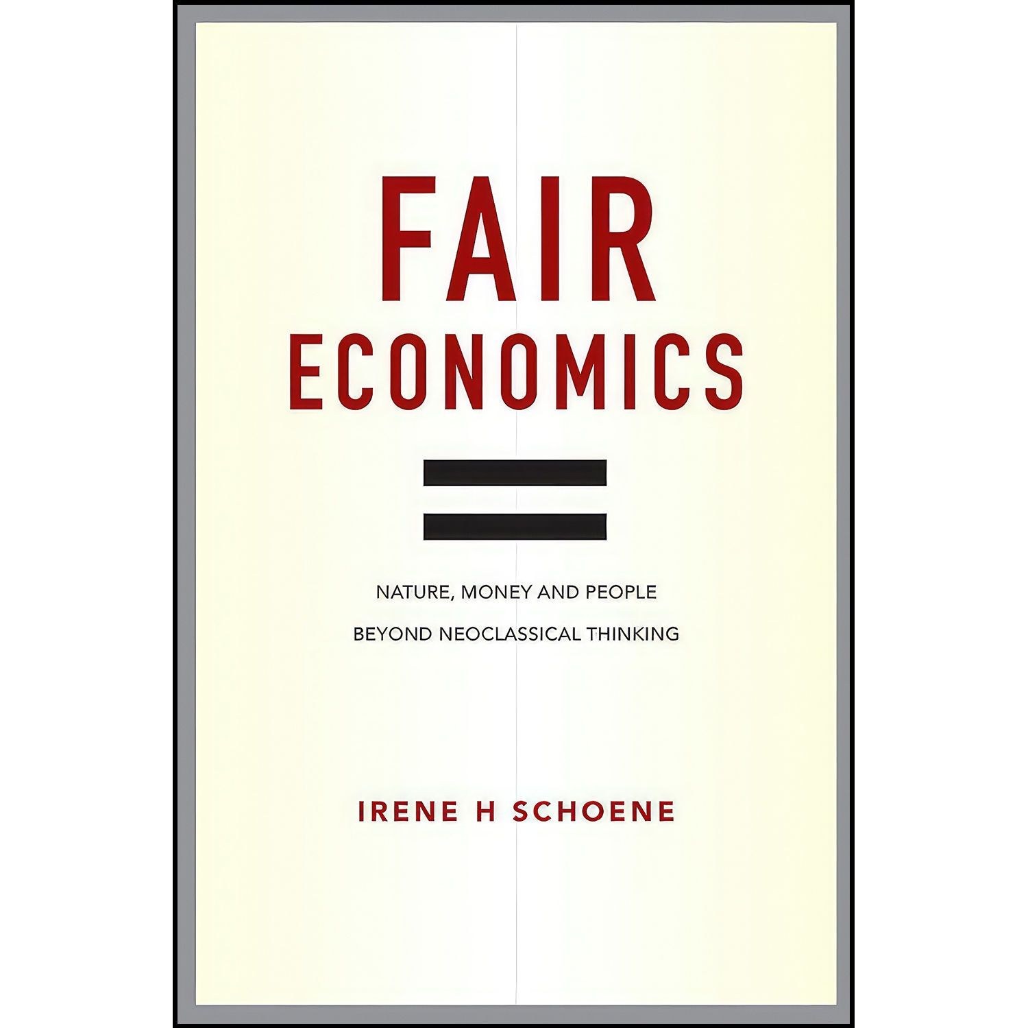 کتاب زبان اصلی Fair Economics اثر Irene Schoene