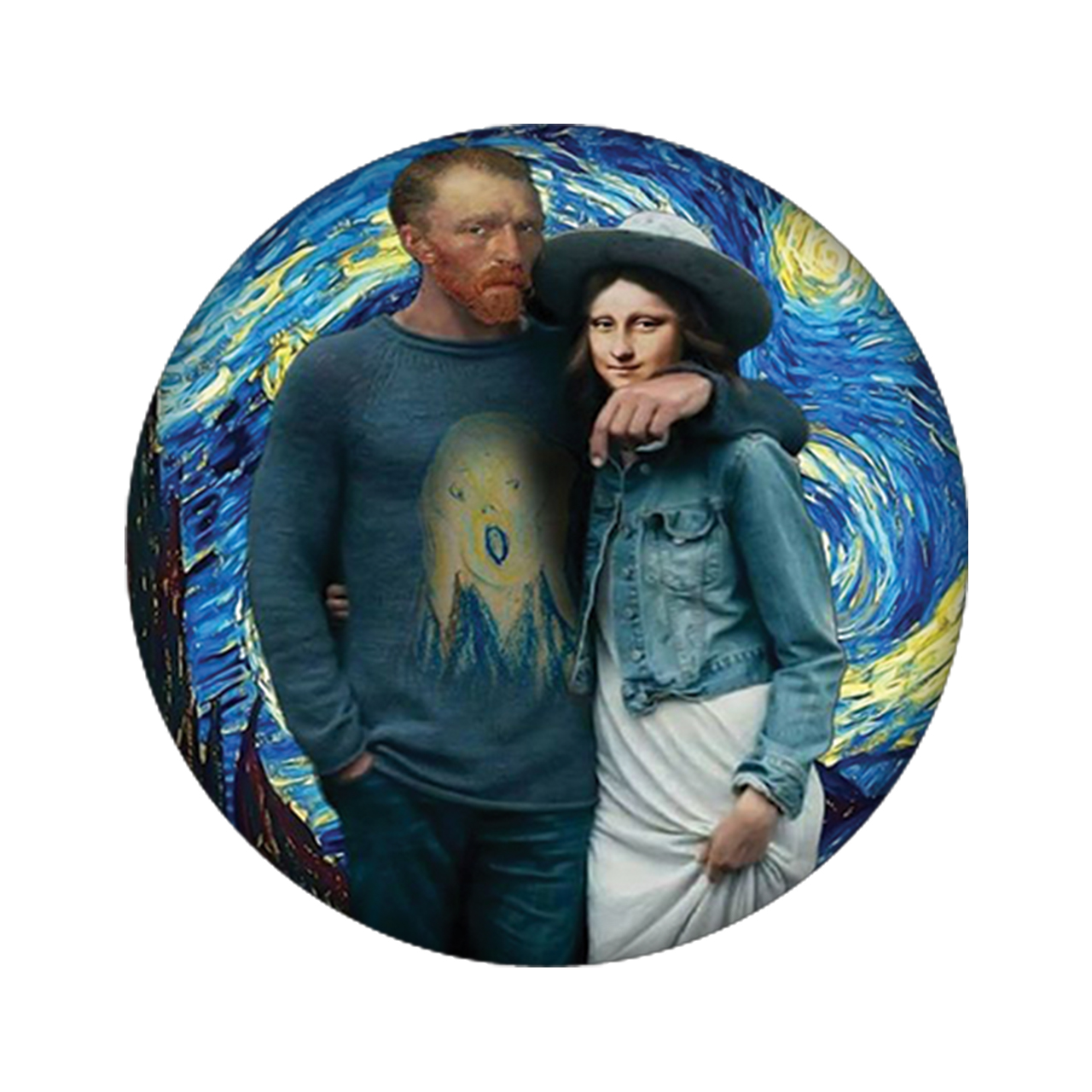 زیر لیوانی مدل ون گوگ کد 458