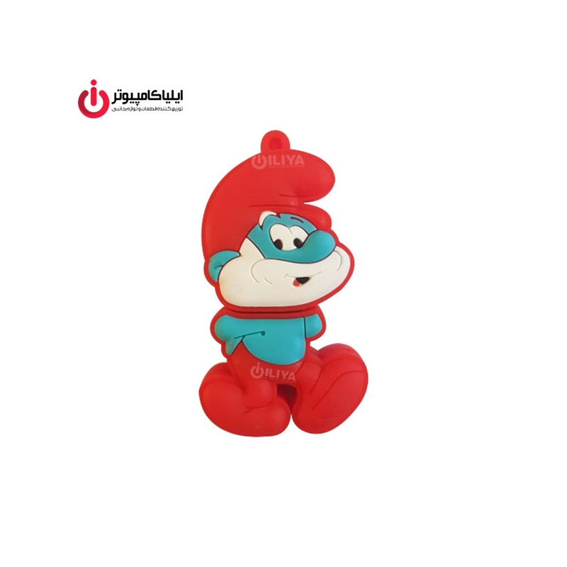 فلش مموری عروسکی کینگ فست مدل CN-13 طرح اسمورف ظرفیت 32 گیگابایت