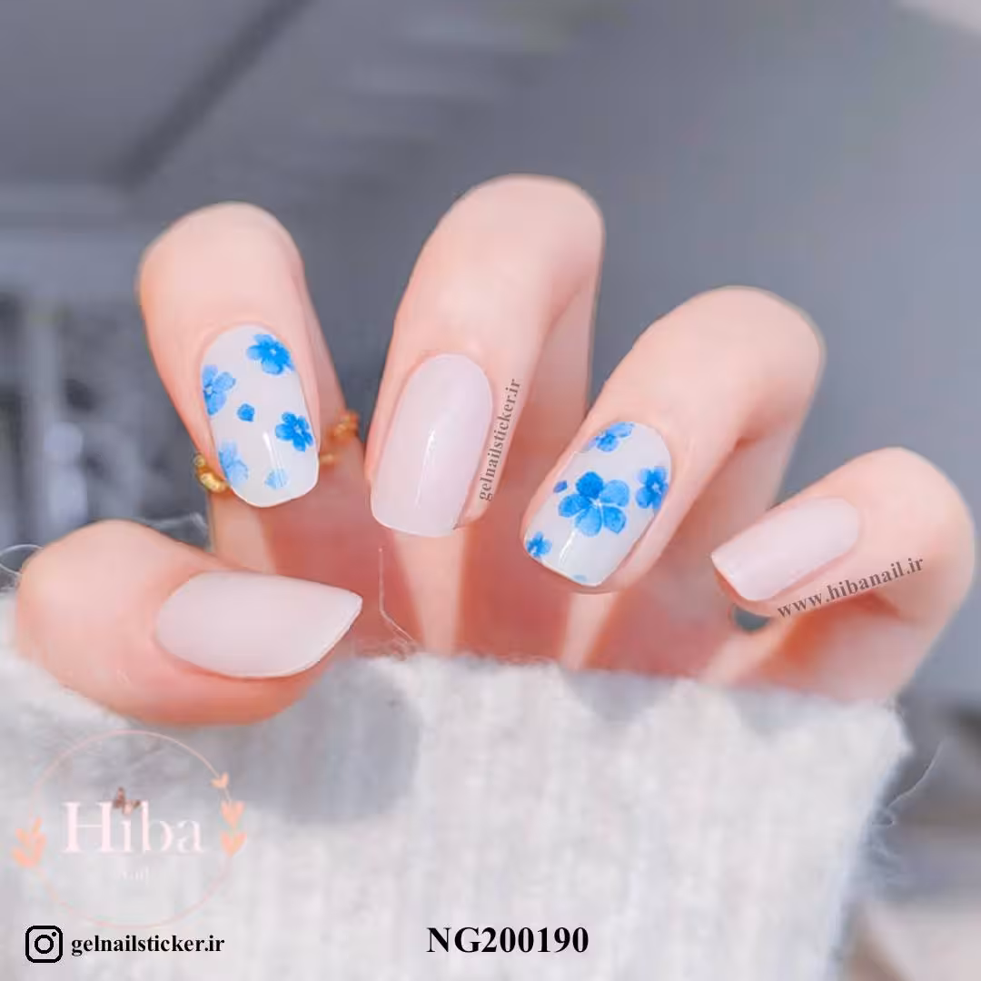 استیکر ژله ای کاشت ناخن (نیل رپ)_کد NG200190