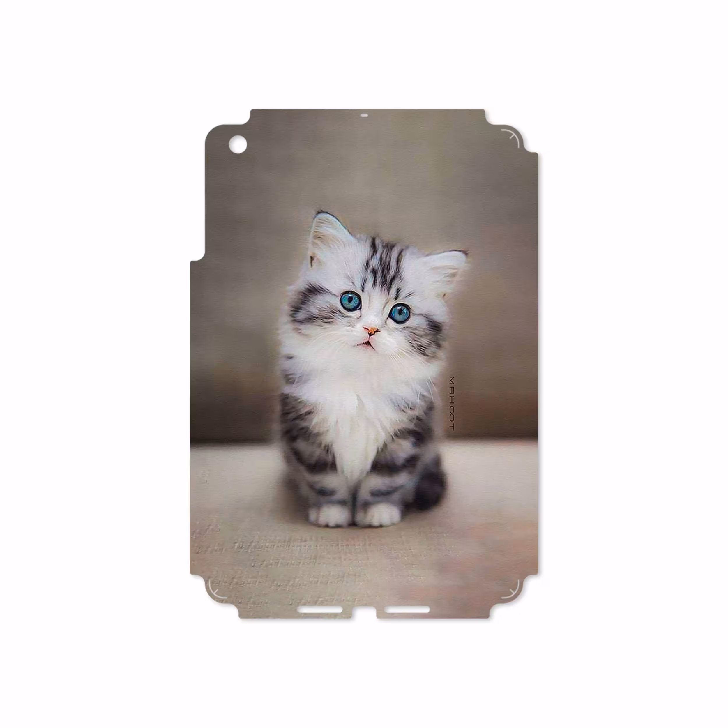 برچسب پوششی ماهوت مدل Cat-2 مناسب برای تبلت اپل iPad mini 2012 A1432