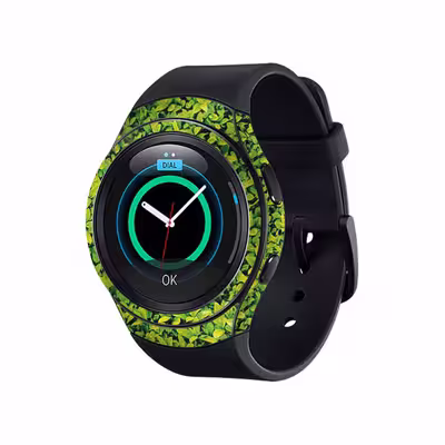 برچسب ماهوت طرح Leafs مناسب برای ساعت هوشمند سامسونگ Galaxy Gear S2