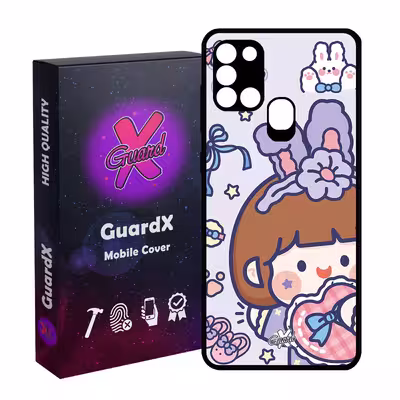 کاور گارد ایکس طرح Roro Jump مدل Glass10443 مناسب برای گوشی موبایل سامسونگ Galaxy A21s