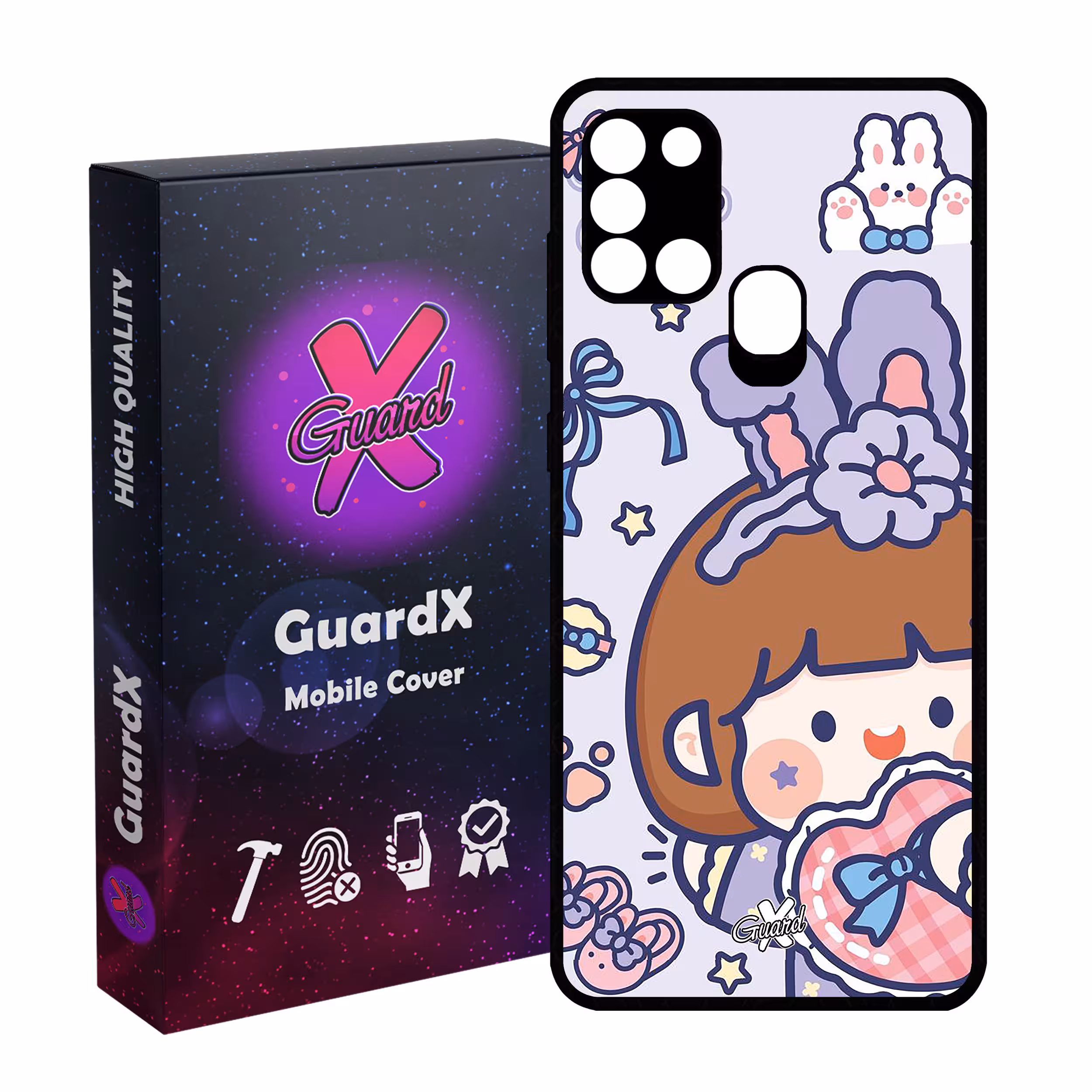 کاور گارد ایکس طرح Roro Jump مدل Glass10443 مناسب برای گوشی موبایل سامسونگ Galaxy A21s