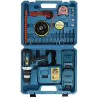مجموعه 60 عددی دریل شارژی چکشی جاب مدل JBE-6656
