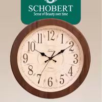 ساعت دیواری شوبرت مدل SCHOBERT LIBERO5164-W