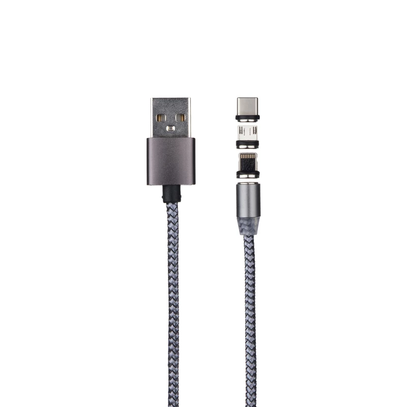 کابل تبدیل USB به لایتنینگ/USB-C/microUSB مدل BA001 طول 1 متر