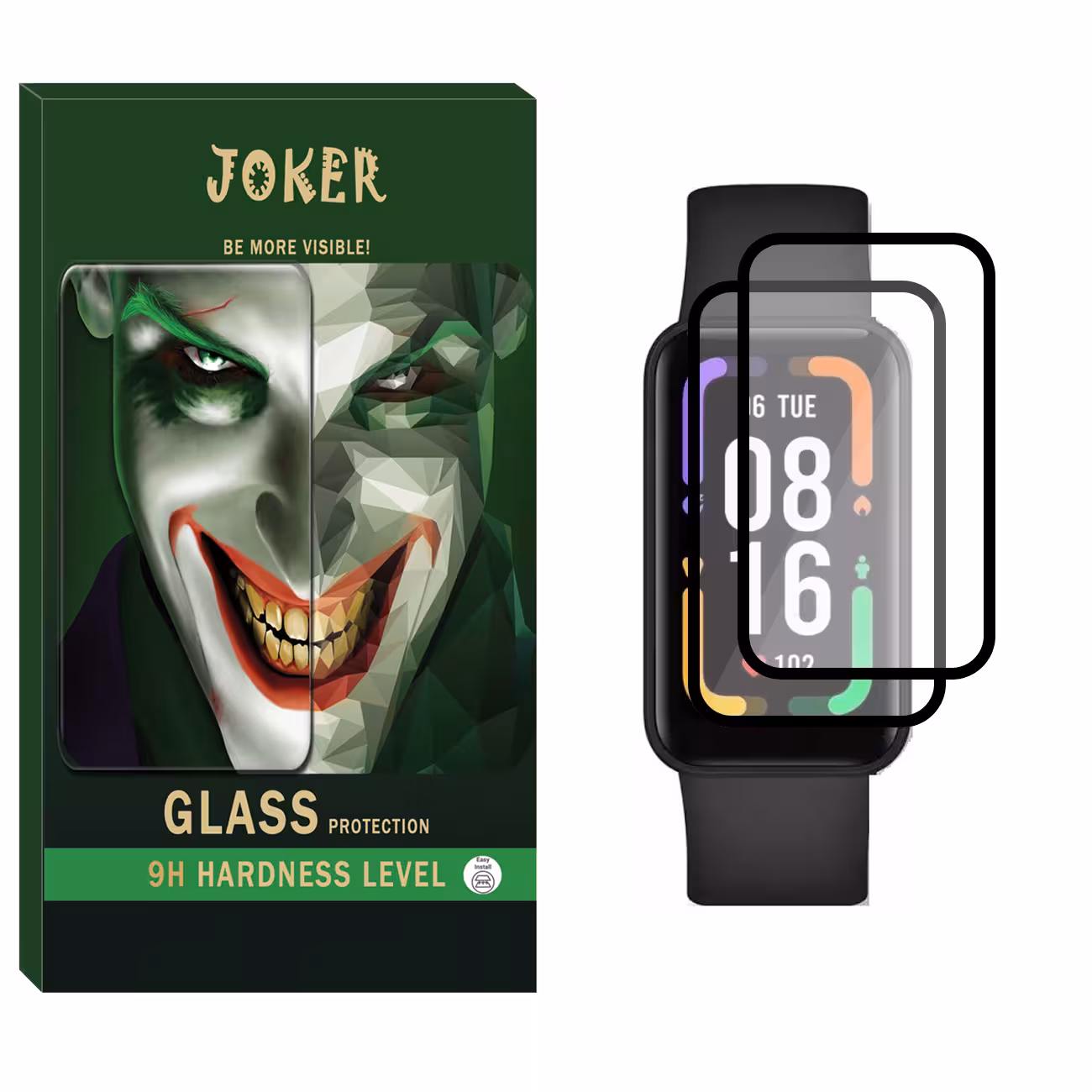 محافظ صفحه نمایش نانو جوکر مدل NJK مناسب برای ساعت هوشمند شیائومی Redmi Smart Band Pro بسته دو عددی